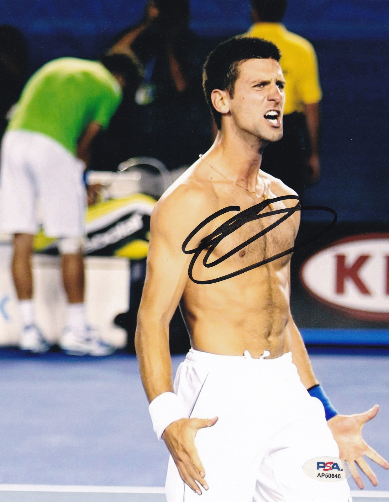 Novak Djokovic Tennis US Open Olympics Signed Autograph 8x10 Photo With PSA/DNA COA J