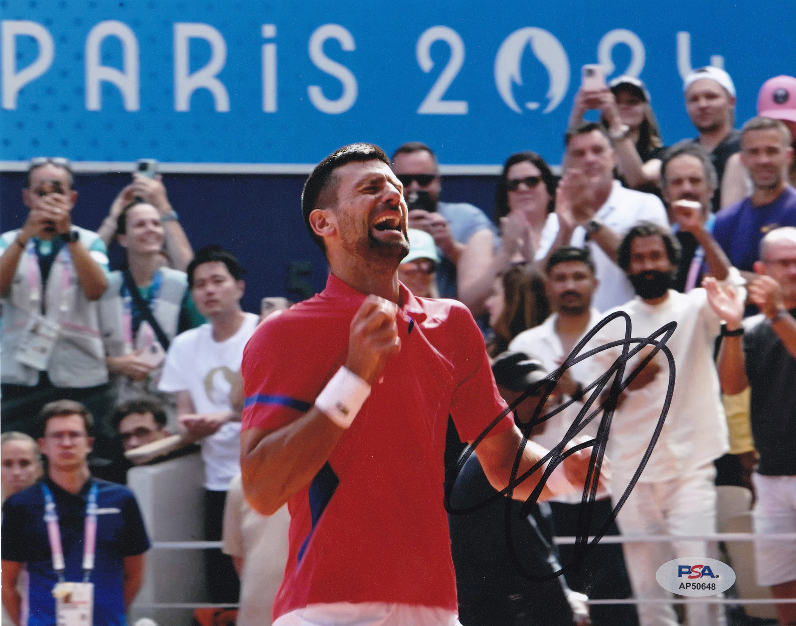 Novak Djokovic Tennis US Open Olympics Signed Autograph 8x10 Photo With PSA/DNA COA F