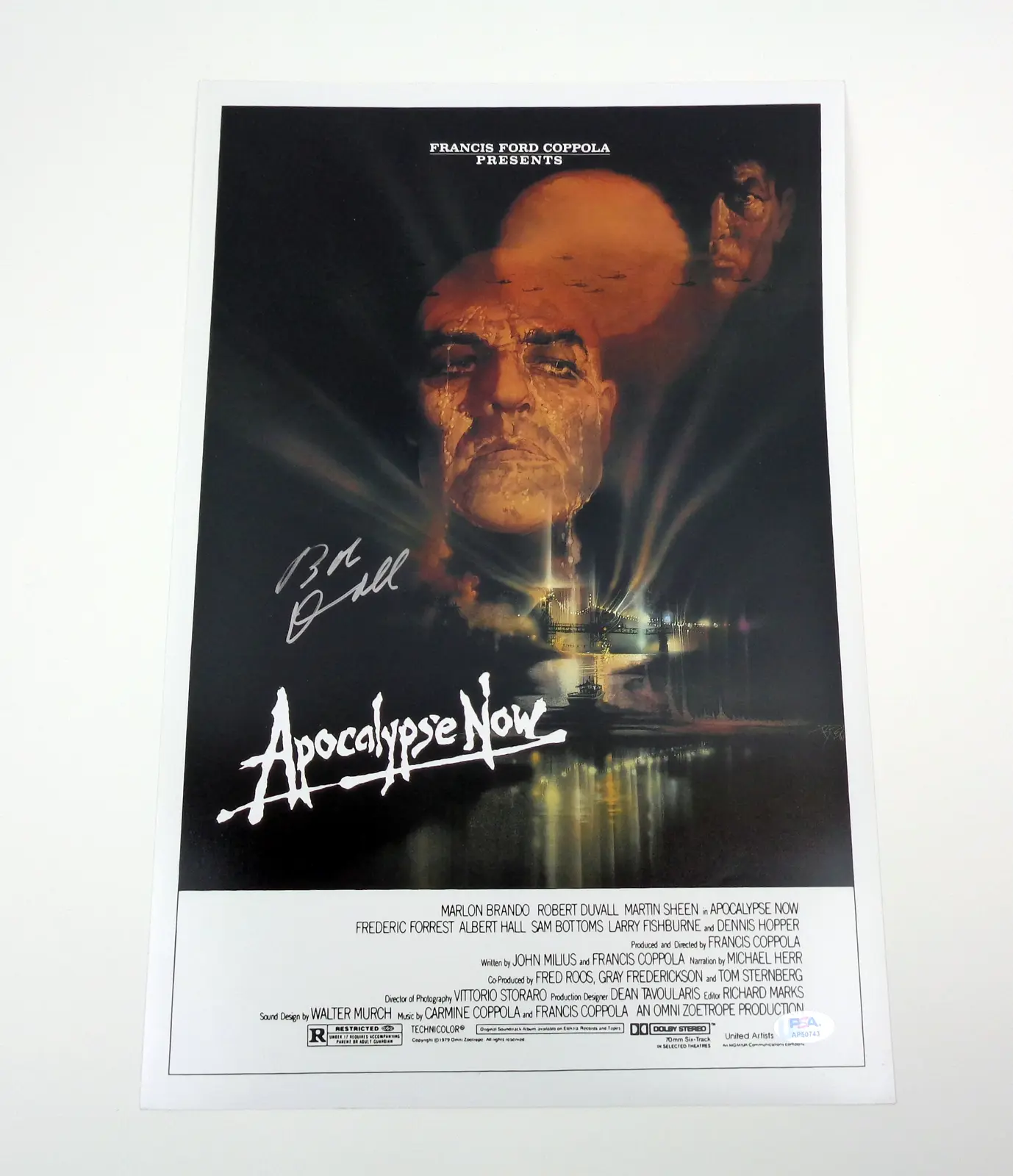 Robert Duvall Signed Autograph Apocalypse Now Movie Poster with PSA/DNA COA