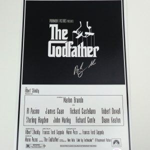 Robert Duvall Signed Autograph The Godfather Movie Poster With PSA/DNA COA