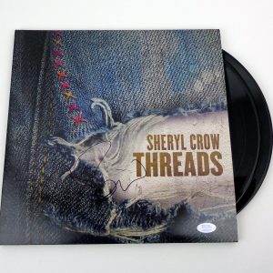 Sheryl Crow Signed Autograph Threads Vinyl Record Album With PSA/DNA COA