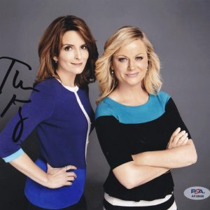 Tina Fey SNL Saturday Night Live Signed Autograph 8x10 Photo With PSA/DNA COA