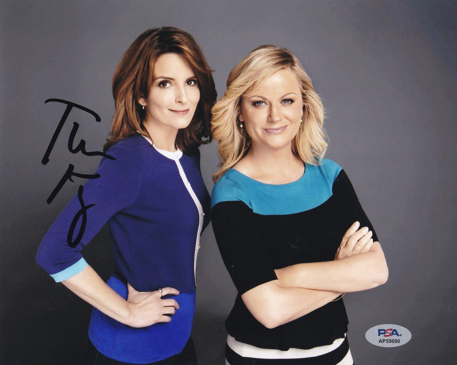 Tina Fey SNL Saturday Night Live Signed Autograph 8x10 Photo With PSA/DNA COA