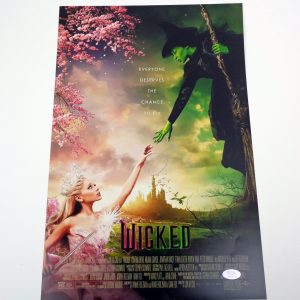 Cynthia Erivo Elphaba Signed Autograph Wicked Movie Poster With PSA/DNA COA