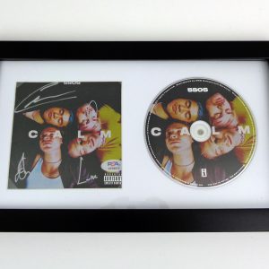 5SOS 5 Seconds of Summer Signed Autograph Calm CD Framed With PSA/DNA COA