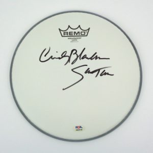 Cindy Blackman Santana Carlos Signed Autograph Drum Head Drumhead With PSA/DNA COA