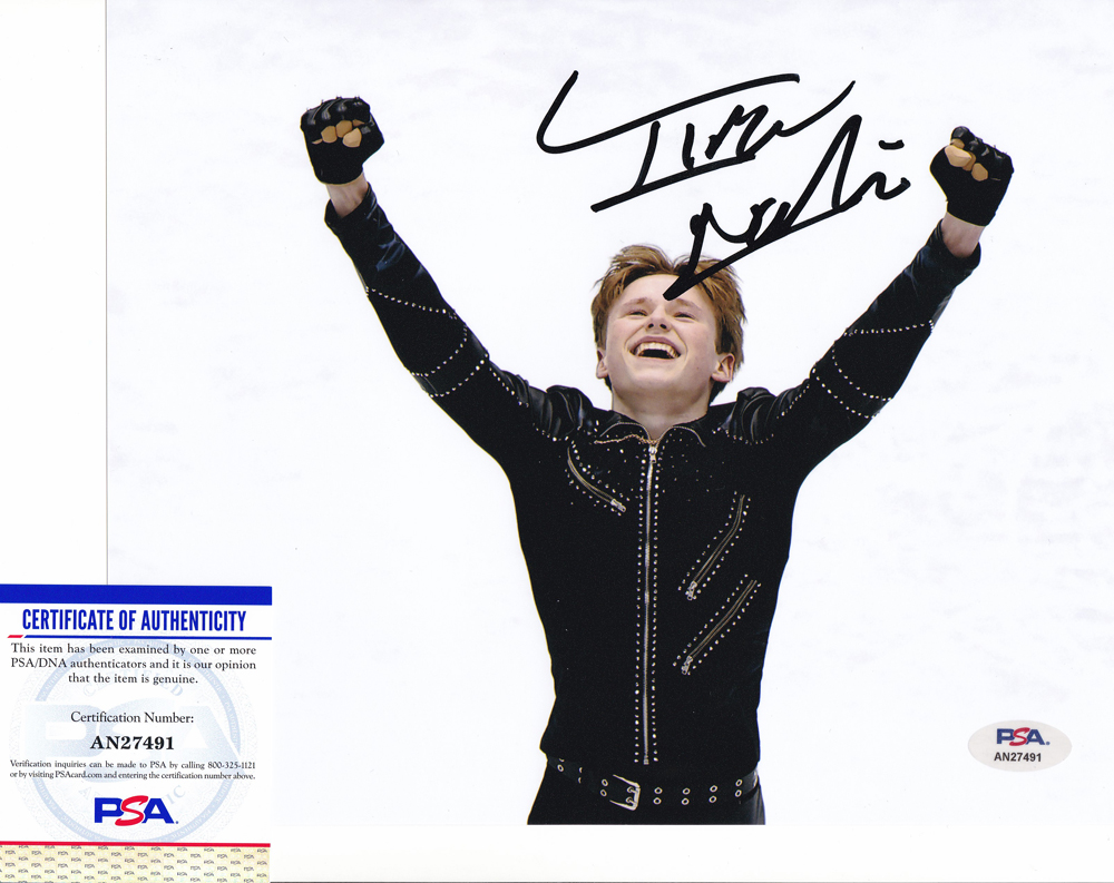 Ilia Malinin 2026 Olympics USA Skating Signed Autograph 8x10 Photo PSA/DNA COA A