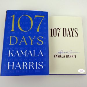 Kamala Harris Vice President Signed Autograph 107 Days Book With PSA/DNA COA