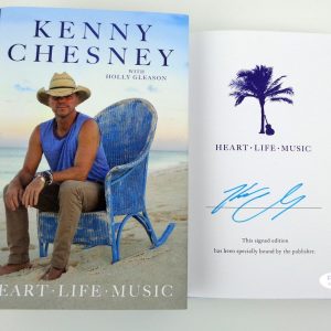 Kenny Chesney Country Signed Autograph Heart Life Music Book With PSA/DNA COA