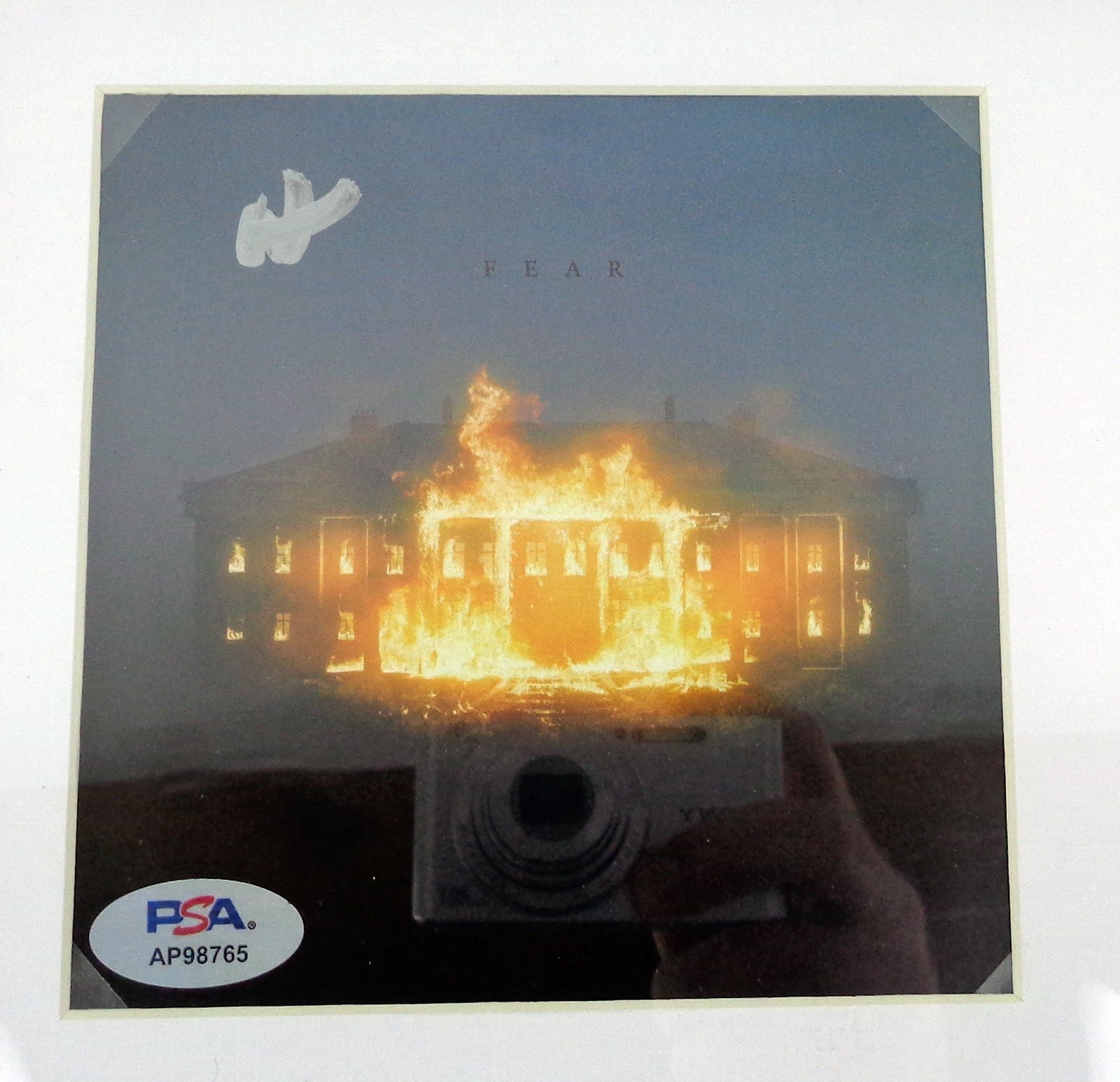 NF Nathan Feuerstein Signed Autograph Fear CD Framed With PSA/DNA COA B