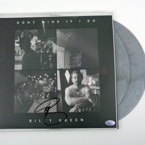 Riley Green Signed Autograph Don't Mind If I Do Vinyl Record Album With PSA/DNA COA