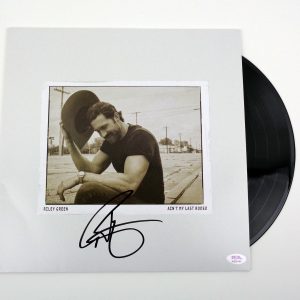 Riley Green Signed Autograph Ain't My Last Rodeo Vinyl Record Album PSA/DNA COA