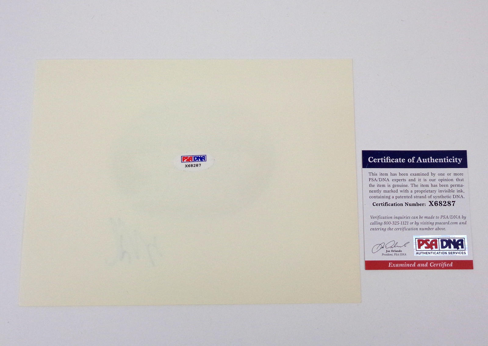 Marco Rubio Signed Engraving PSA COA