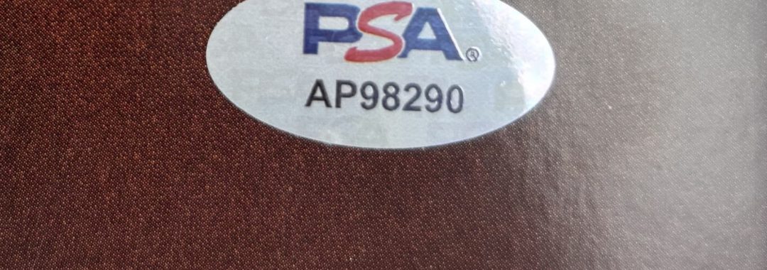 PSA/DNA Sticker Example