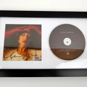 Ariana Grande Ari Signed Full Autograph Eternal Sunshine CD Framed With PSA/DNA COA B