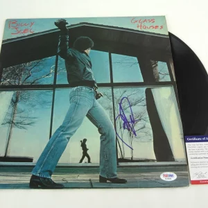 Billy Joel Piano Man Signed Glass Houses Vinyl Record Album With PSA/DNA COA