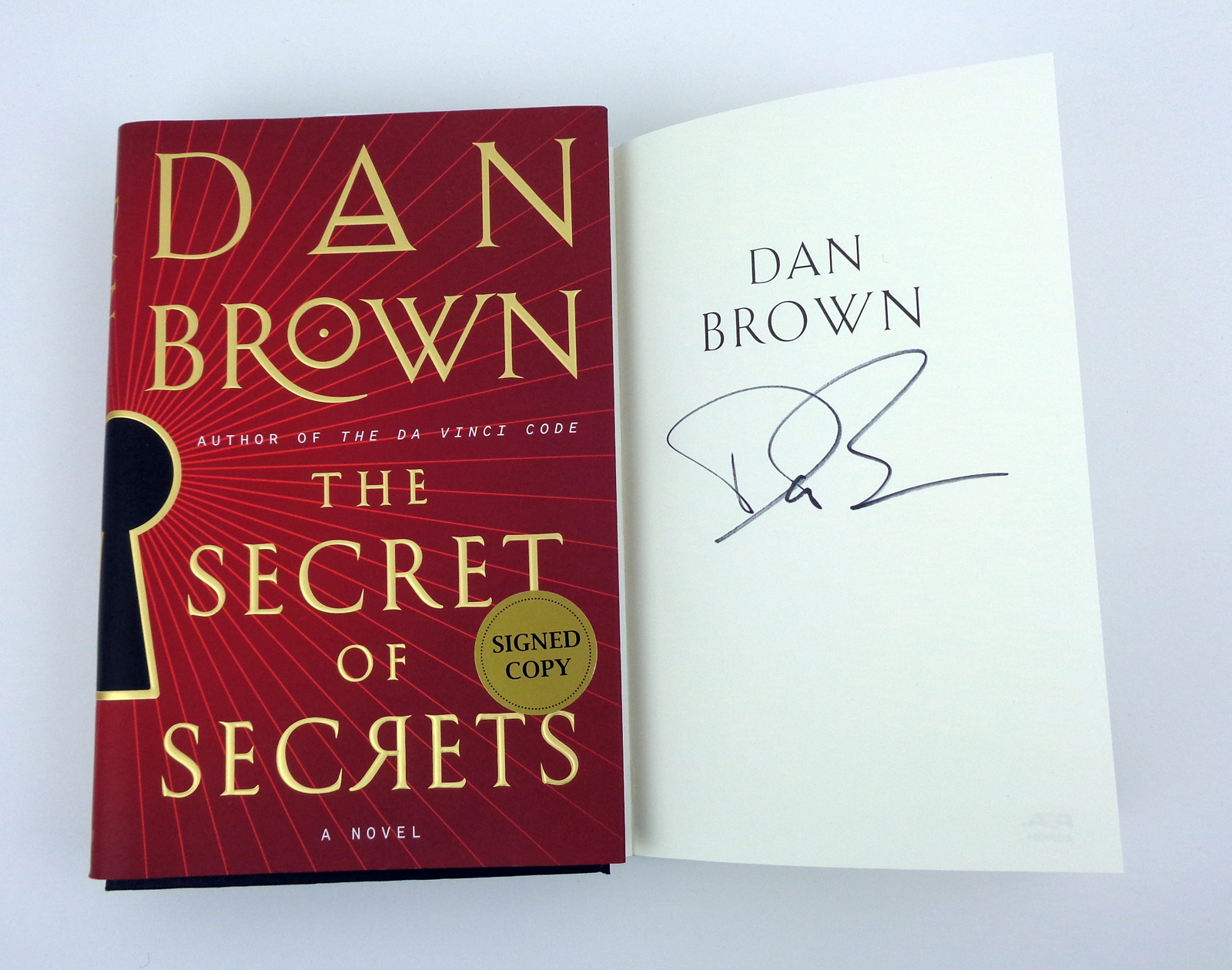 Dan Brown Signed Autograph The Secret of Secrets 1st Edition Book PSA/DNA COA