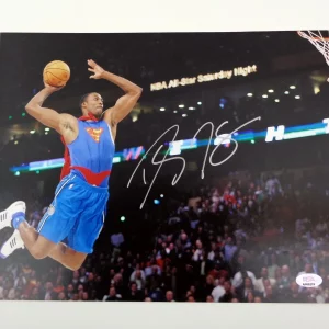 Dwight Howard NBA Hall of Fame Superman Signed Autograph 11x14 Photo PSA/DNA COA