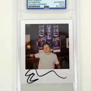 Ed Sheeran Shape of You Signed Autograph Photograph Photo With PSA/DNA Slabbed COA C