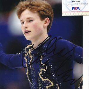 Ilia Malinin 2026 Olympics USA Skating Signed Autograph 8x10 Photo PSA/DNA COA A