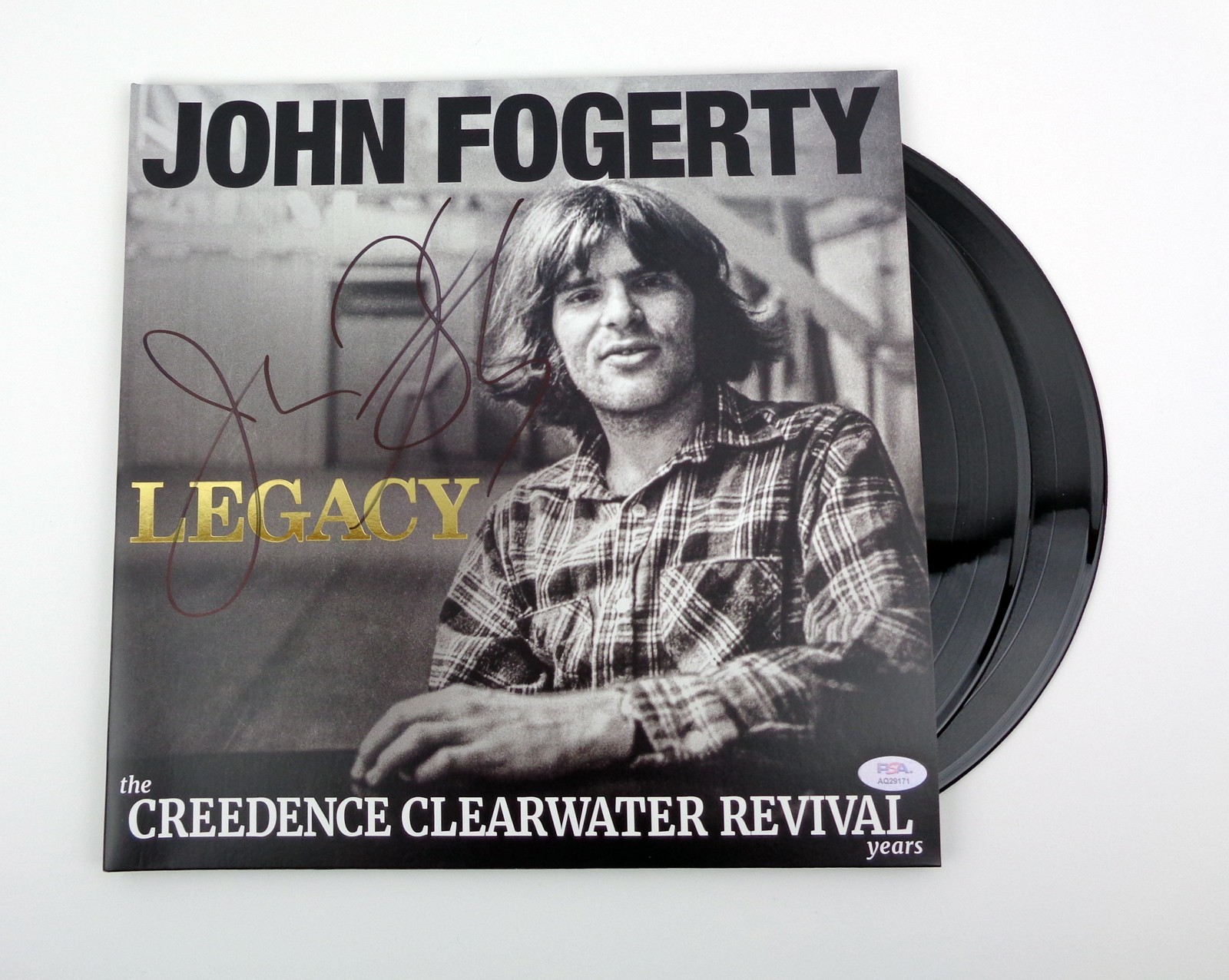 John Fogerty Signed Legacy Creedence Clearwater Revival Vinyl Record PSA/DNA COA