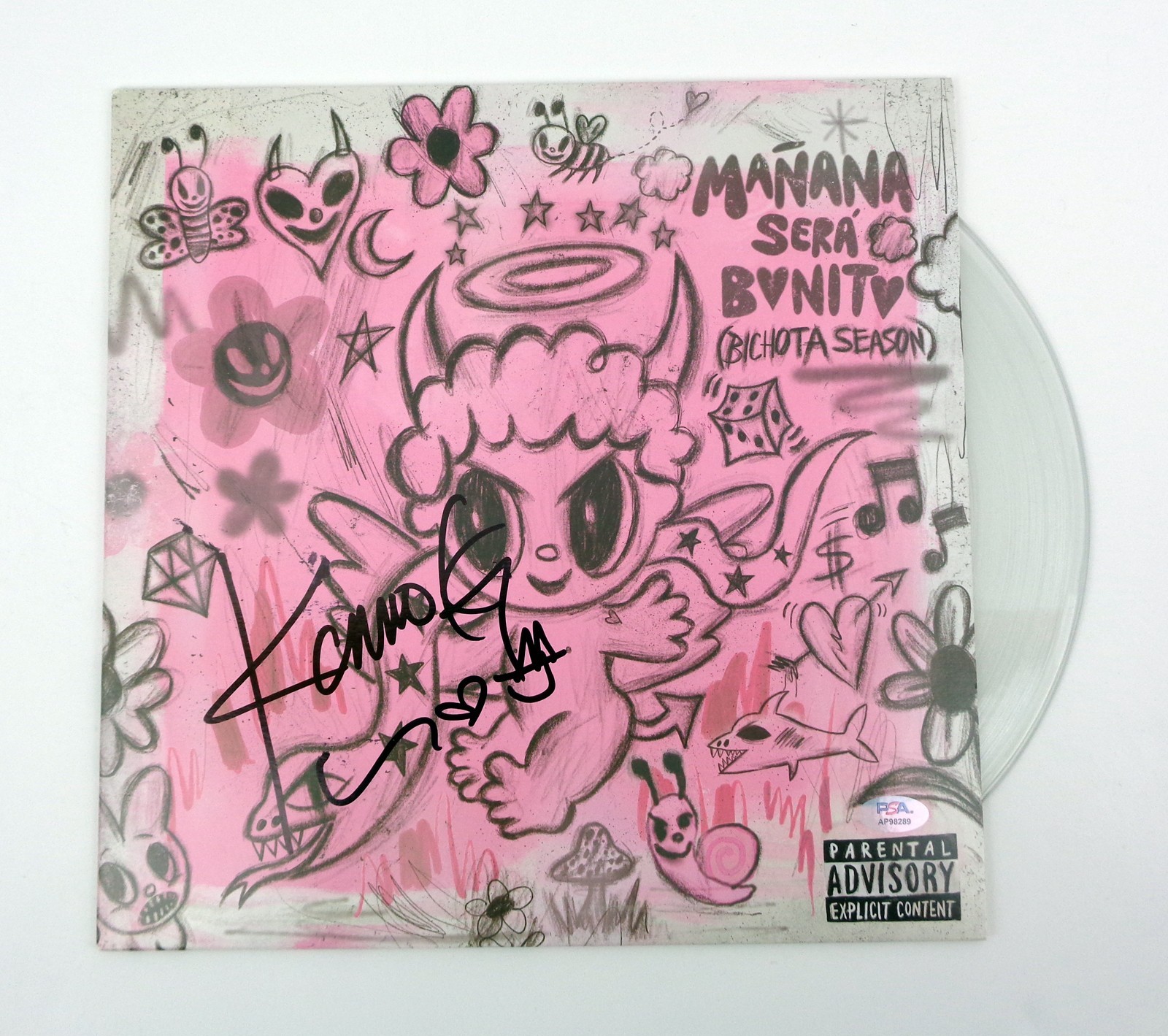 Karol G Signed Autograph Manana Sera Bonito Vinyl Record Album with PSA/DNA COA