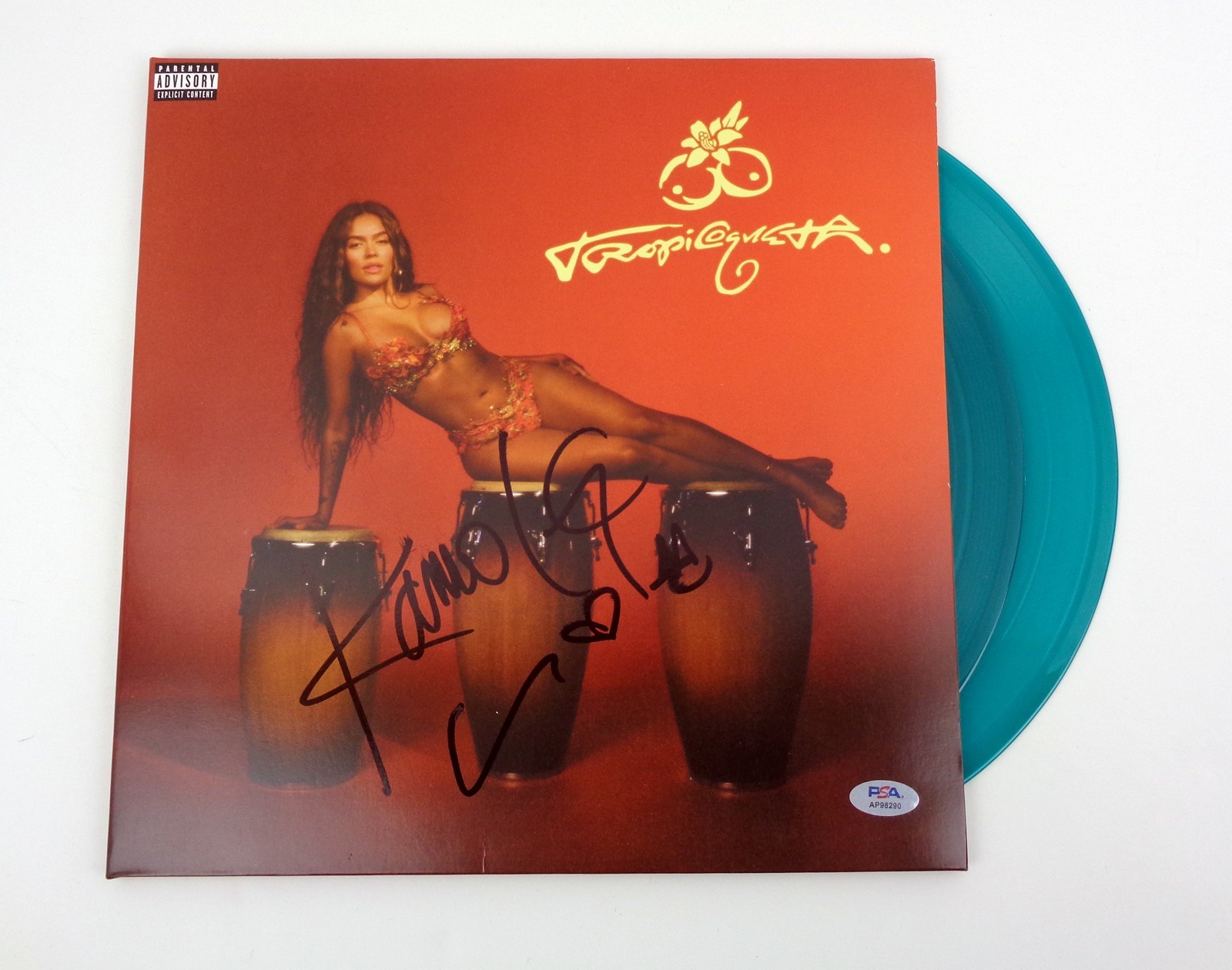 Karol G Signed Autograph Tropicoqueta Vinyl Record Album with PSA/DNA COA