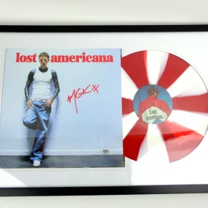 Machine Gun Kelly MGK Signed Autograph Lost Americana Vinyl Record Framed With PSA/DNA COA