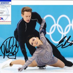 Madison Chock & Evan Bates USA 2026 Olympics Signed 8x10 Photo With PSA/DNA COA C