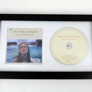 Matt Shultz Cage The Elephant Signed Tell Me I'm Pretty CD Framed With PSA/DNA COA