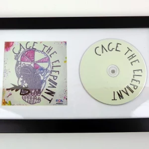 Matt Shultz Cage The Elephant Signed Autograph Self Titled CD Framed With PSA/DNA COA
