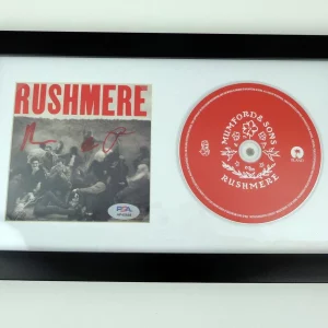Mumford And Sons Signed Autograph Rushmere CD Framed With PSA/DNA COA C