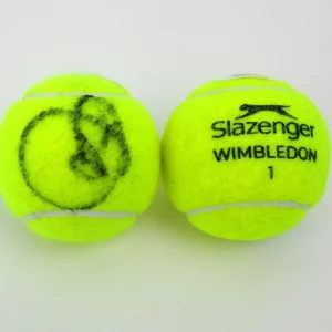 Novak Djokovic Legend Signed Autograph Wimbledon Tennis Ball With PSA/DNA COA