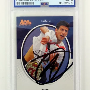 Novak Djokovic Tennis Signed Autograph 2008 Ace Stars Auto Card With PSA/DNA COA