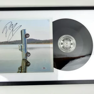 Post Malone Signed Autograph F-1 Trillion Vinyl Record Album Framed With PSA/DNA COA