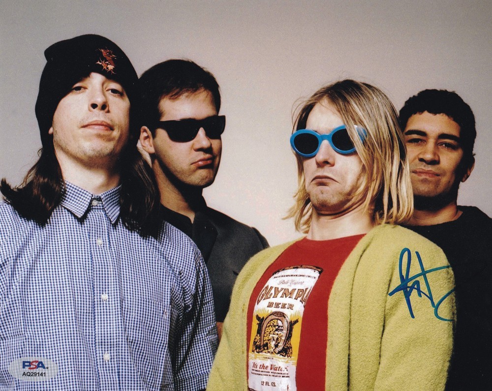 Pat Smear Foo Fighters Nirvana Signed Autograph 8x10 Photo PSA/DNA COA A