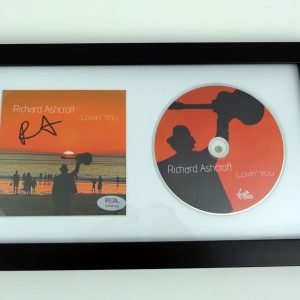 Richard Ashcroft The Verve Signed Autograph Lovin You CD Framed PSA/DNA COA