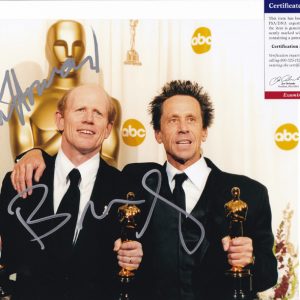Ron Howard & Brian Grazer Director Dual Signed Autograph 8x10 Photo With PSA/DNA COA
