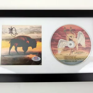 Robert Plant Led Zeppelin Signed Autograph Physical Graffiti CD Framed With PSA/DNA COA