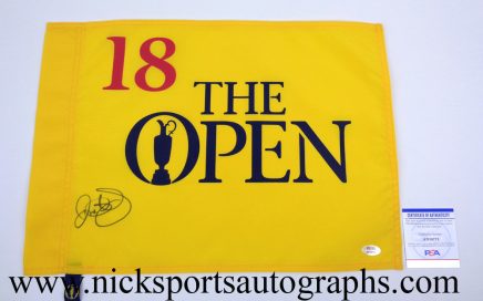 Rory McIlroy Signed Open Flag