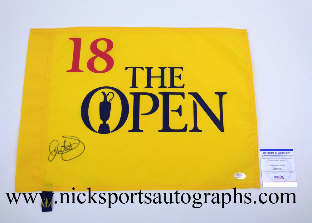 Rory McIlroy Signed Open Flag