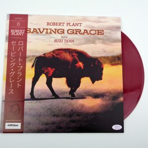 Robert Plant Led Zeppelin Signed Saving Grace Assai Vinyl Record PSA/DNA COA