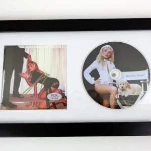 Sabrina Carpenter Signed Autograph Man's Best Friend CD Framed With PSA/DNA COA B