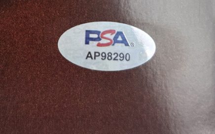 PSA/DNA Sticker Example