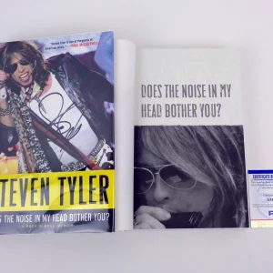 Steven Tyler Aerosmith Signed Autograph Does The Noise Book PSA/DNA COA