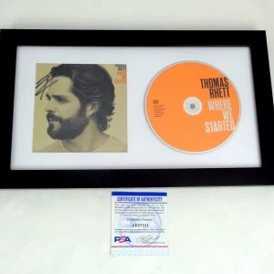 Thomas Rhett Country Signed Autograph Where We Started CD Framed With PSA/DNA COA A (Copy)