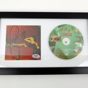 Taylor Swift Signed Autograph The Life Of A Showgirl CD Framed With PSA/DNA COA C