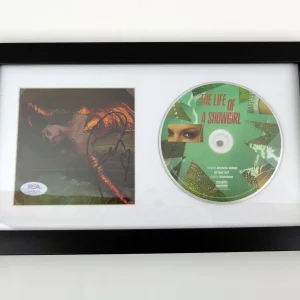 Taylor Swift Signed Autograph The Life Of A Showgirl CD Framed With PSA/DNA COA A