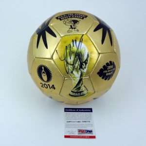 James Rodriguez 2014 Gold World Cup Signed Autograph Soccer Ball With PSA/DNA COA