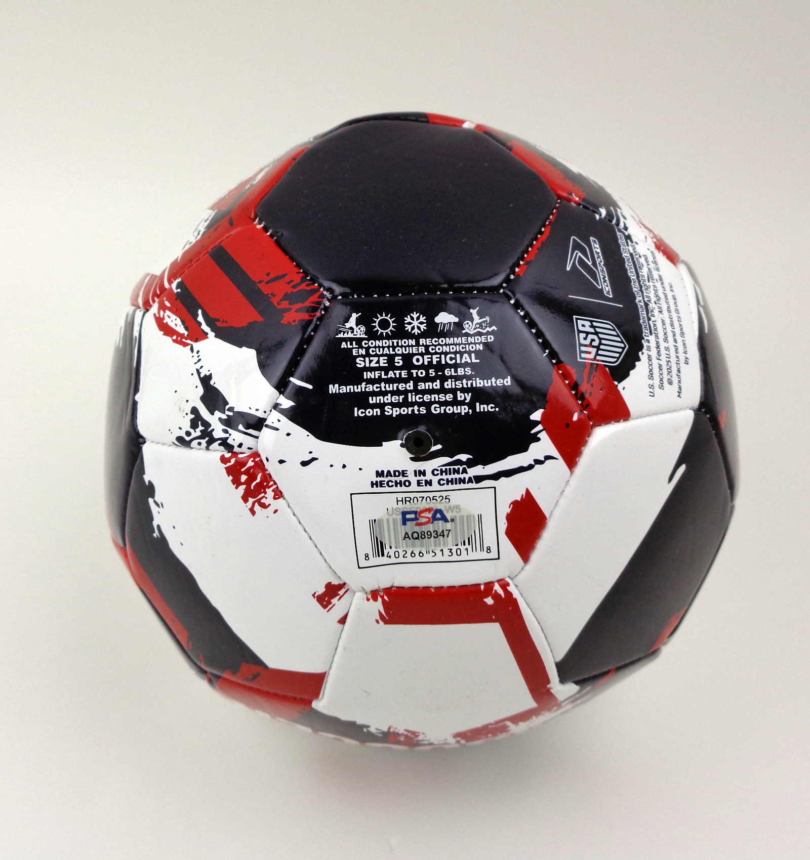 Christian Pulisic Captain America USA 2026 World Cup Signed Autograph USA Soccer Ball With PSA/DNA COA